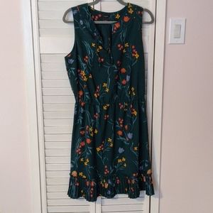 Green Floral Ann Taylor Factory dress